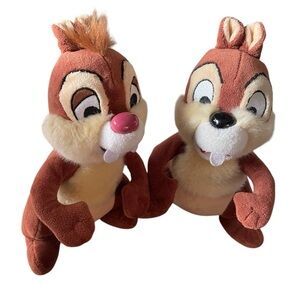 Disney Parks Chip and Dale Plush Animals